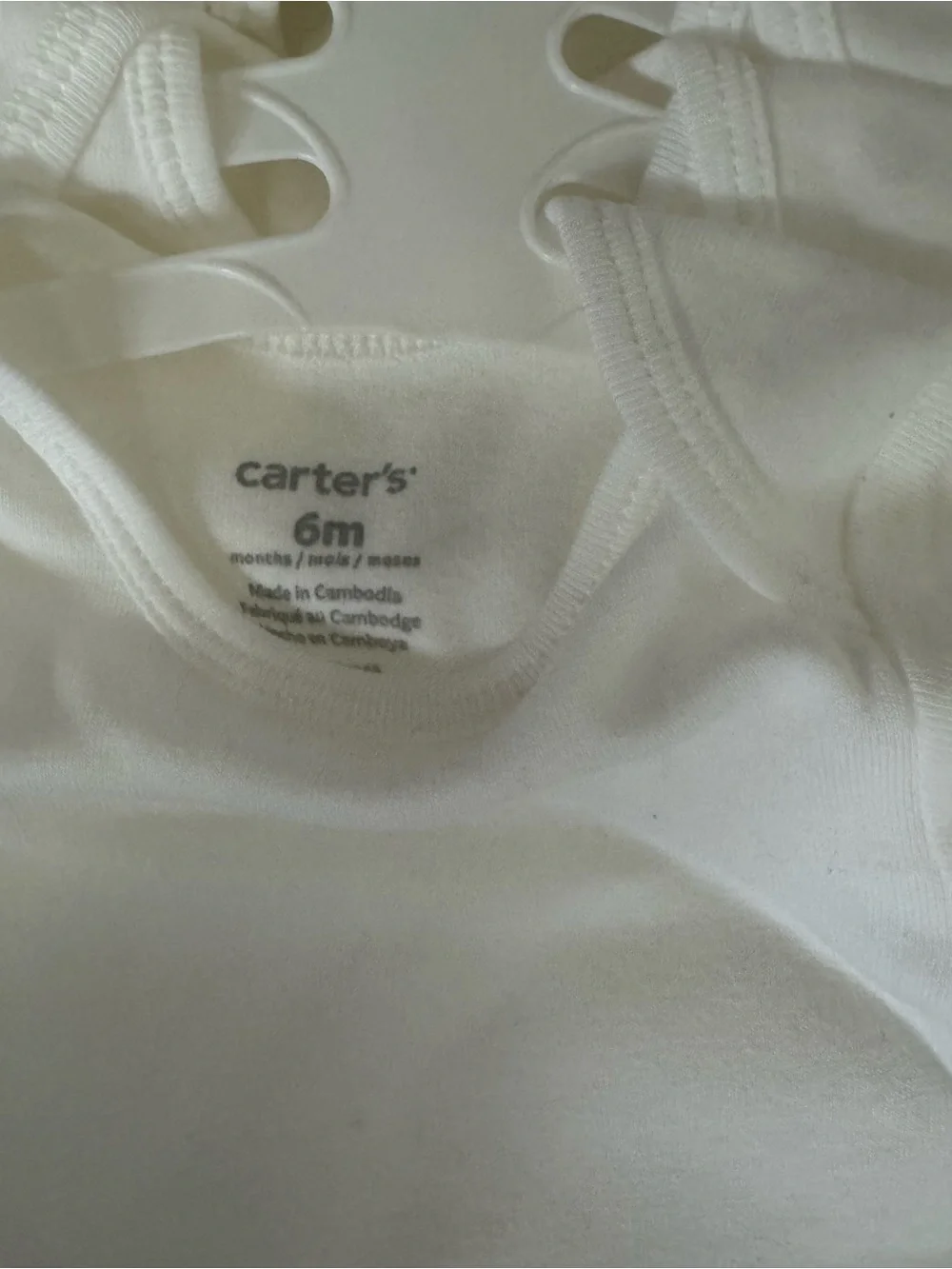 Carter's White Short-Sleeve Baby One-Piece Bodysuit Pack